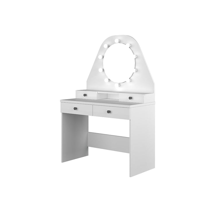 Trasman Vanity Star Desk in White (6723076554905)