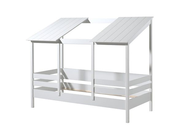 White House Bed w/ White Split Roof by Vipack