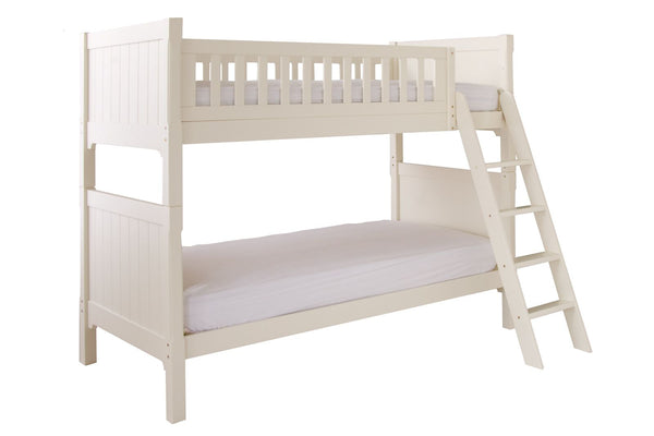 Little Folks Furniture - Fargo Bunk Bed in Ivory White