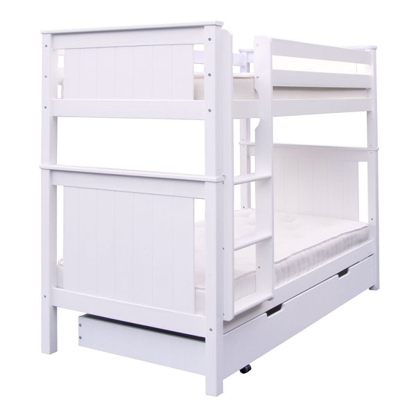 Little Folks Furniture - Classic Beech Bunk Beds - White