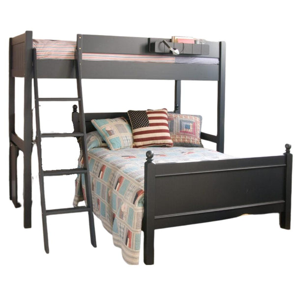 Little Folks Furniture - Fargo High Sleeper with 4ft Double - Painswick Blue