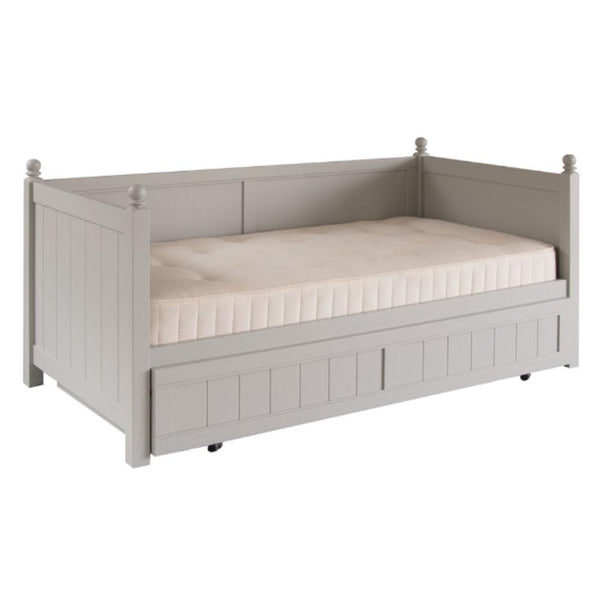 Little Folks Furniture - Fargo Day Bed with Storage/Trundle - Ivory White