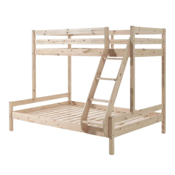Triple 4ft6 Bunk Bed Natural by Vipack
