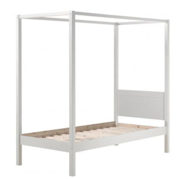 Vipack - Pino Canopy Single Bed - White