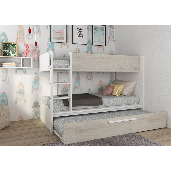 Trasman Jules Bunk Bed with Trundle White - Expected January 22 (6723076030617)