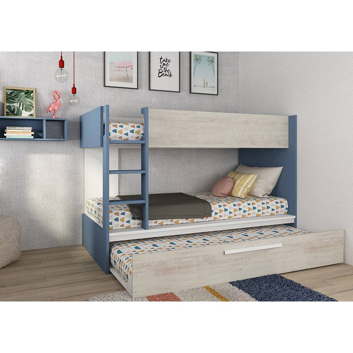 Trasman Jules Bunk Bed with Trundle Smokey Blue - Expected January 22 (6723076096153)