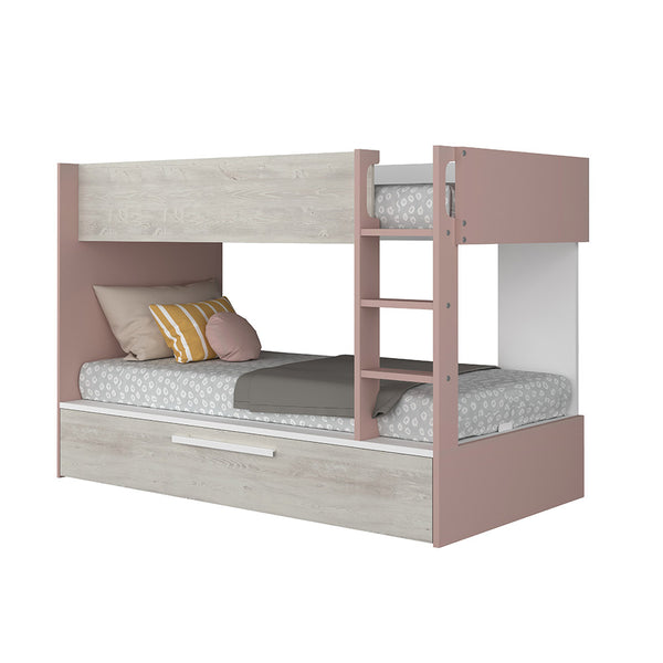 Trasman Jules Bunk Bed with Trundle Antique Pink - Expected January 22 (6723076194457)