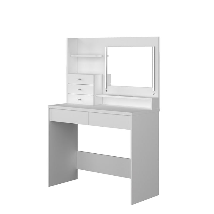 Trasman Vanity Desk in White (6723076292761)