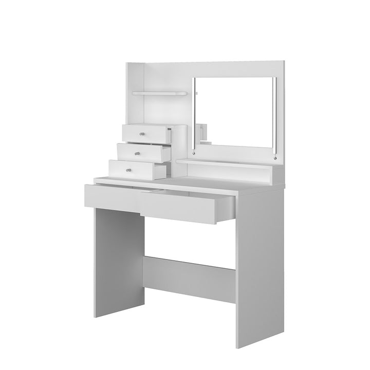 Trasman Vanity Desk in White (6723076292761)