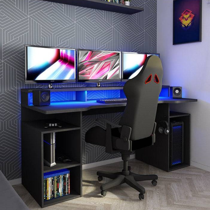 Trasman Gamer Desk in Antracite (6723075047577)
