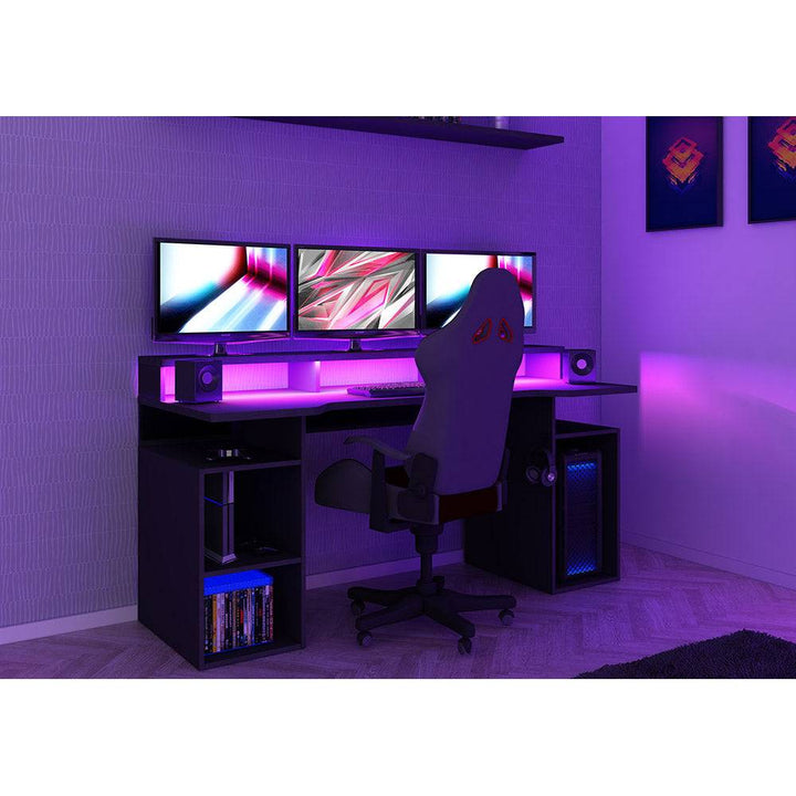Trasman Gamer Desk in Antracite (6723075047577)