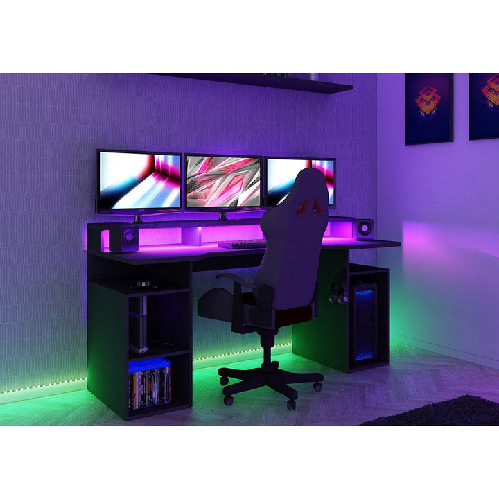 Trasman Gamer Desk in Antracite (6723075047577)