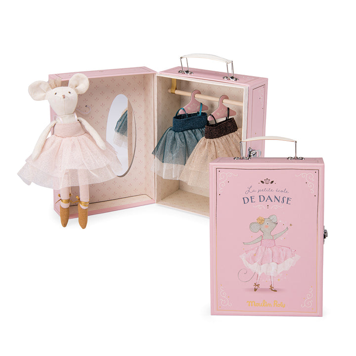Little Dance School Suitcase with Mouse - Jellybean 