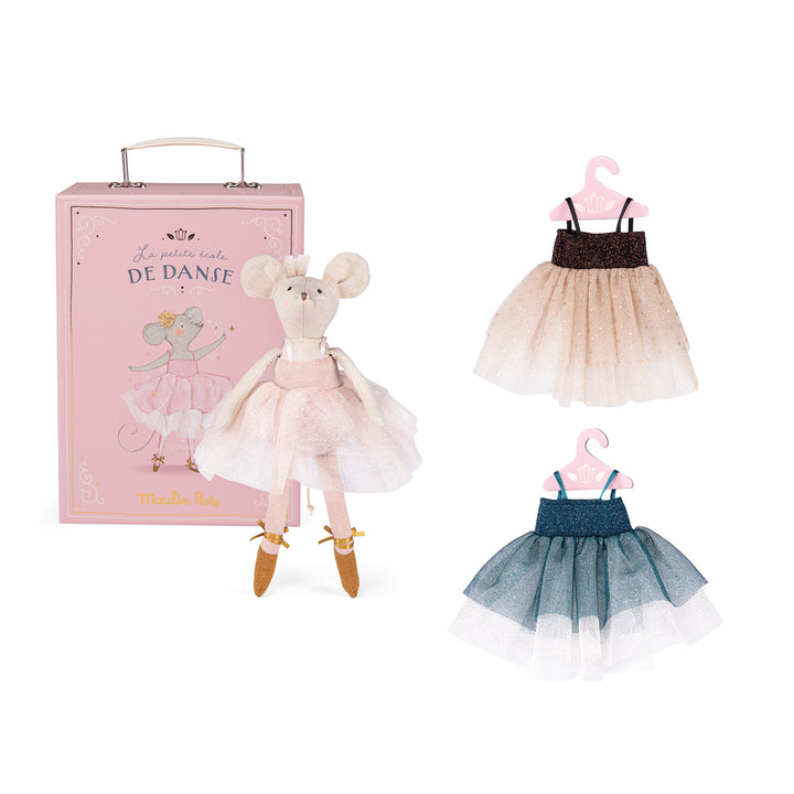 Little Dance School Suitcase with Mouse - Jellybean 