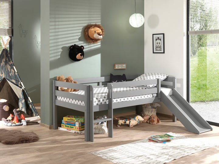 Pino Midsleeper Ladder + Slide Grey - Jellybean 