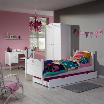 Kidz Beds - Emma Trundle For Single Bed - White (5894325436569)