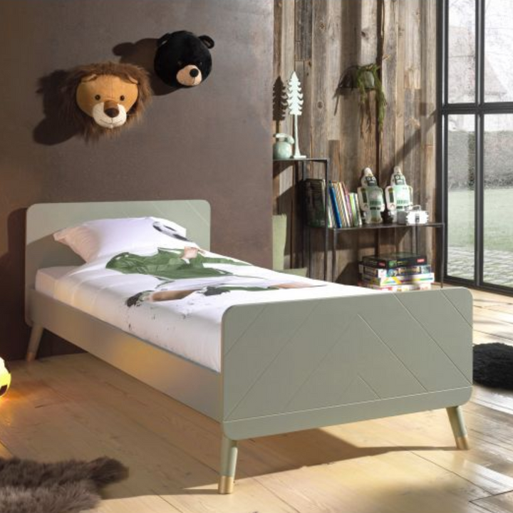 Billy Bed Olive Green 90x200cm - Jellybean 