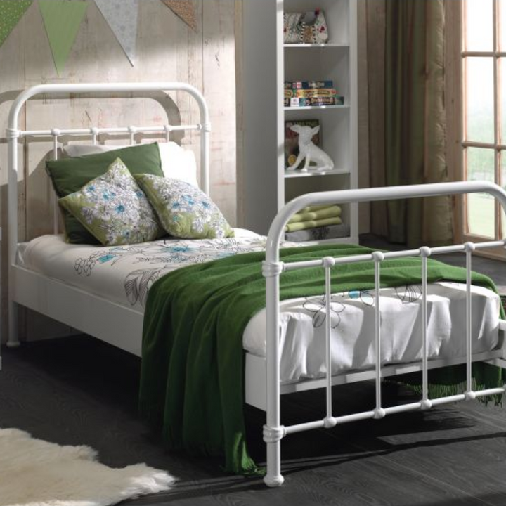 Vipack - New York Single Bed - Colour Options Available - Jellybean 