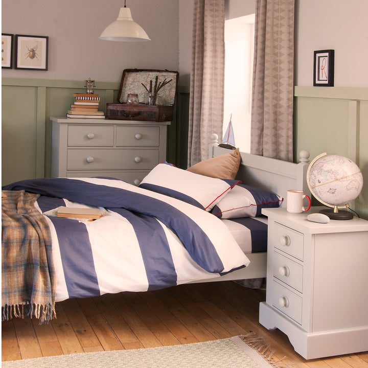 Little Folks Furniture - Fargo 4ft Double Bed - Farleigh Grey - Jellybean 