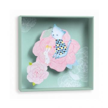 Djeco - 3D Mural Cabbage and Flower (5894315114649)