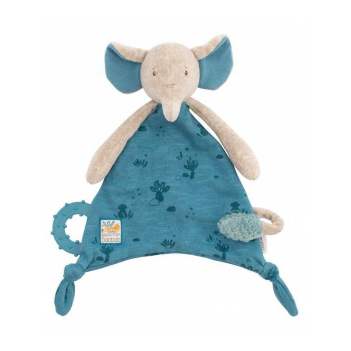 Elephant Comforter with Pacifier Holder - Jellybean 