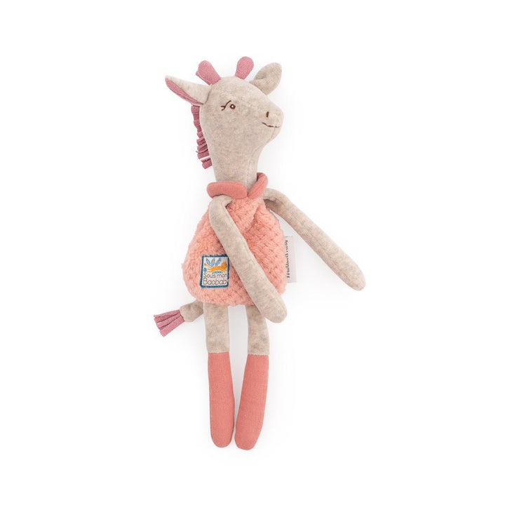 Giraffe Rattle Comforter - Jellybean 