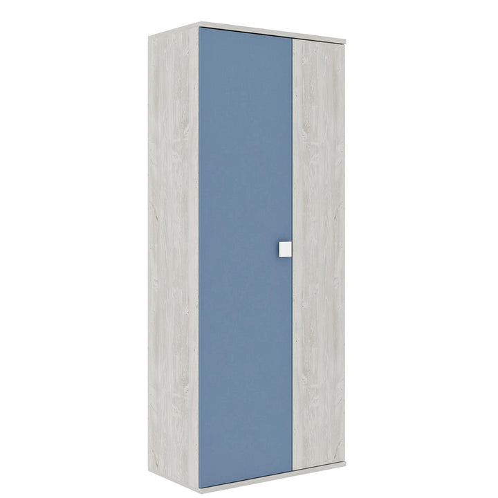 Trasman Jules 2 Door Wardrobe - Smokey Blue (5894304137369)