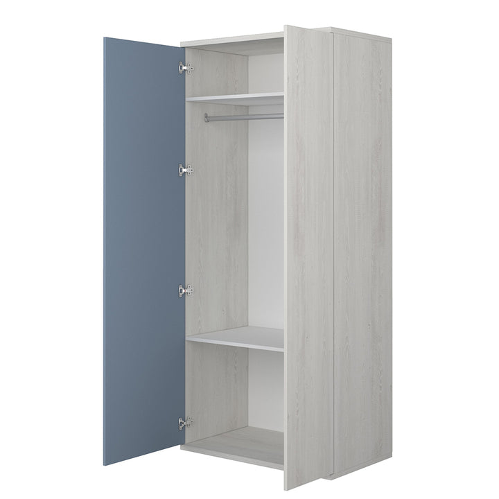 Trasman Jules 2 Door Wardrobe - Smokey Blue (5894304137369)