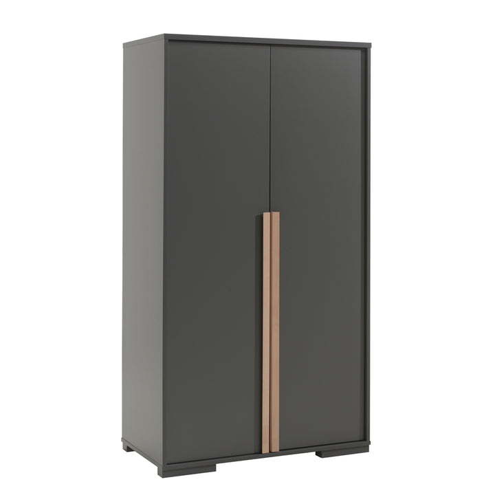 Vipack - London 2 Door Wardrobe - Grey (5894318686361)