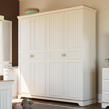Kidz Beds - Monte 4 Door Wardrobe (5894300958873)