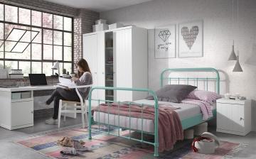Vipack - New York 4ft Double Bed - Colour Options Available (5934570045593)