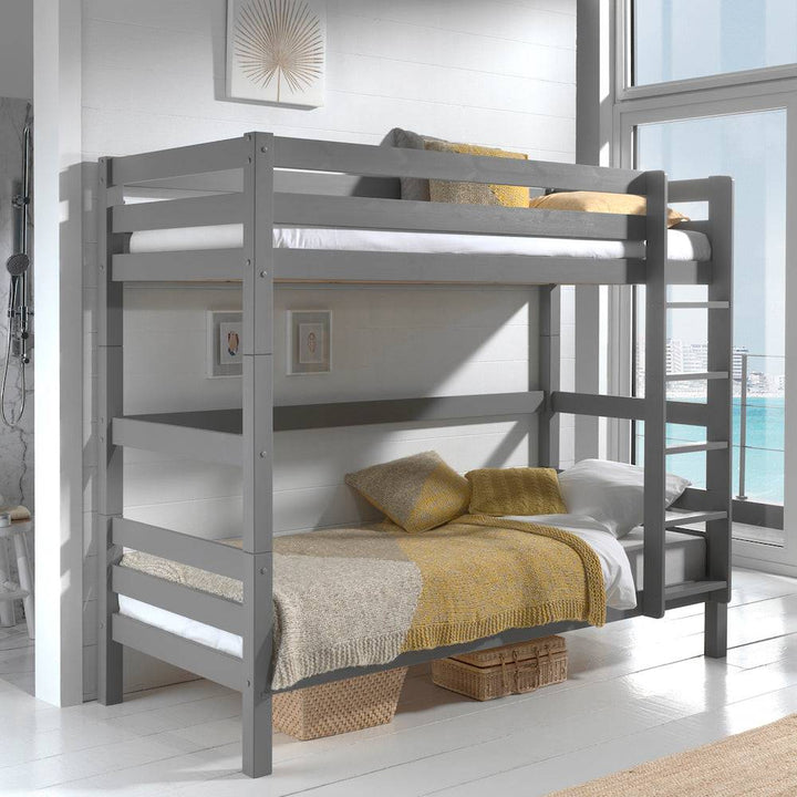 Grey Bunk Beds 180cm - Vipack Pino (6125850820761)