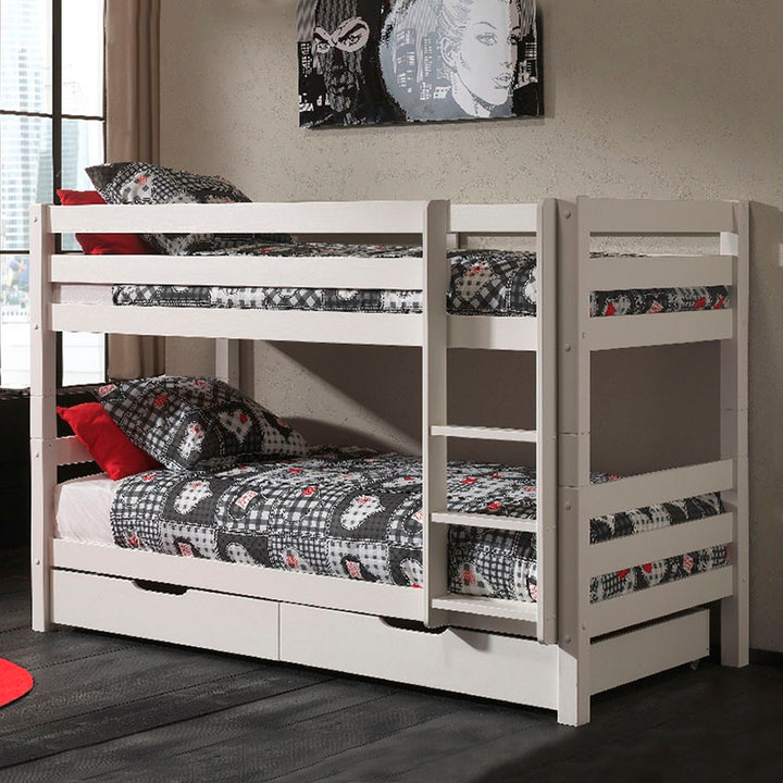 White Bunk Bed 140cm - Vipack Pino (5894322847897)