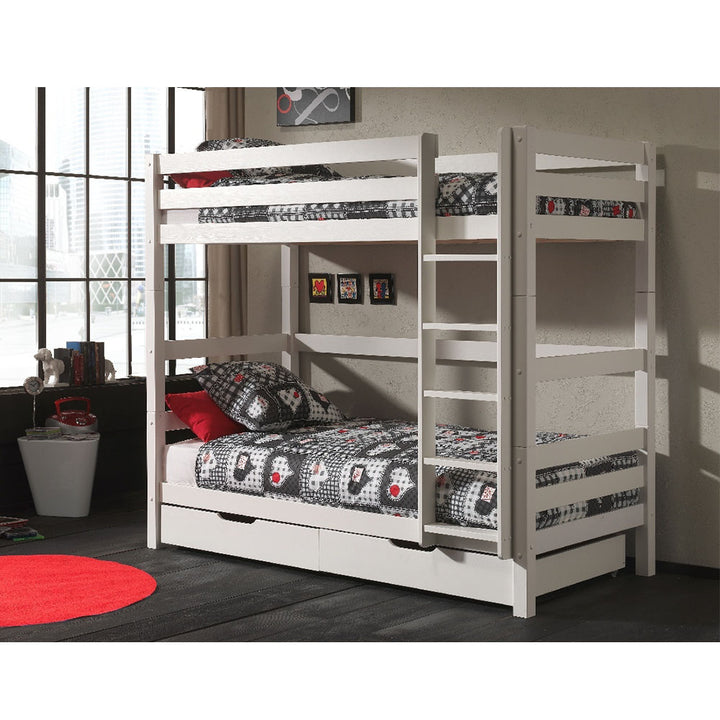 White Bunk Beds 180cm - Vipack Pino (5894322749593)