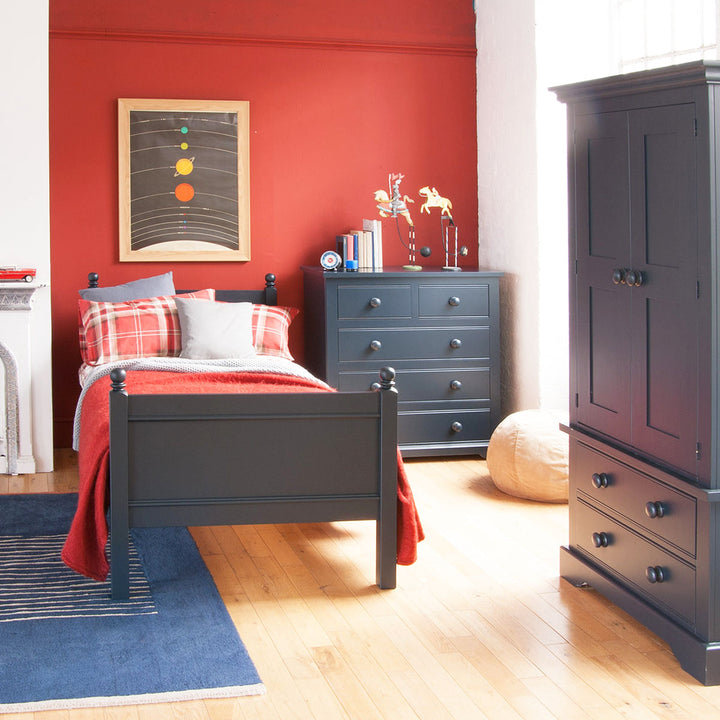 Little Folks Furniture - Fargo Single Bed - Colour Options - Jellybean 