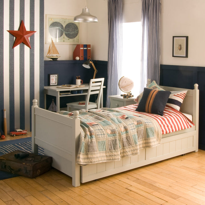 Little Folks Furniture - Fargo Single Bed with Trundle - Colour Options Available - Jellybean 