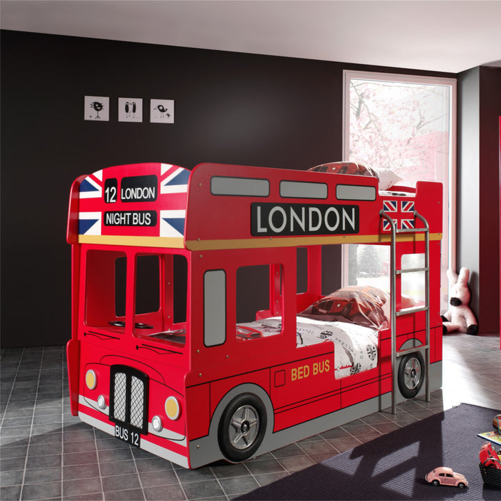 Vipack - Funbeds London Bus Bunk Bed (5894324879513)