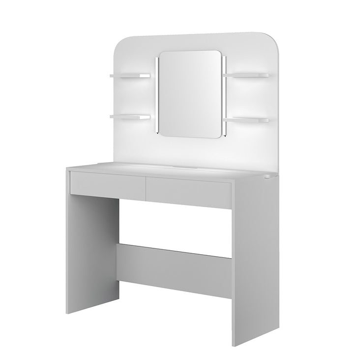 Trasman Vanity Secret Desk in White (6723076718745)