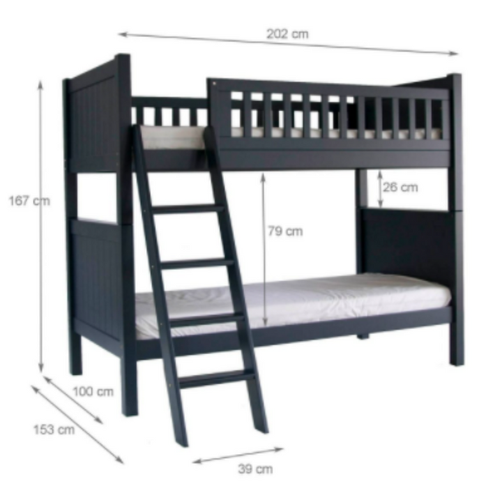 FARGO BUNK BED IVORY WHITE (7441392795880)