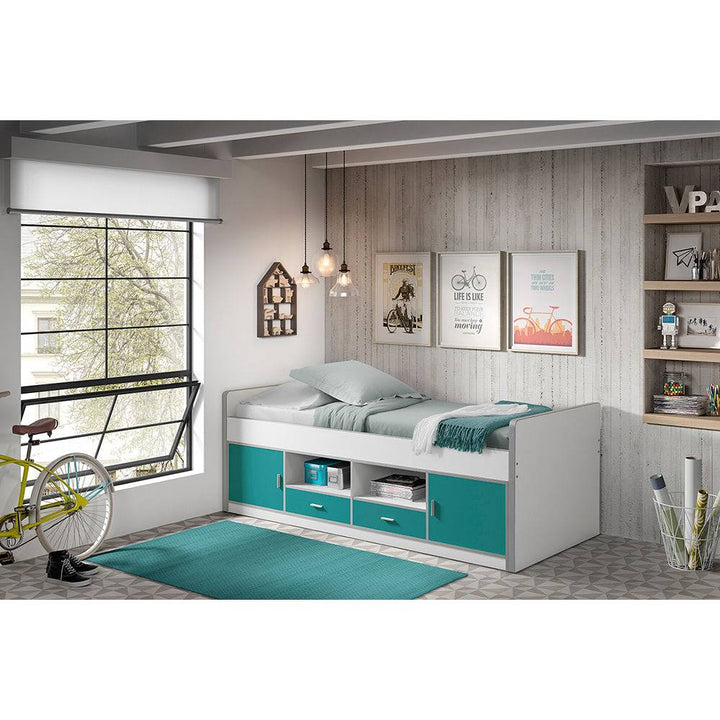 Vipack - Bonny Captain Single Bed - Colour Options Available (5945508003993)