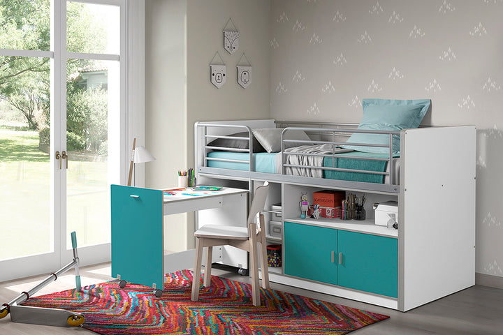 Vipack - Bonny Mid Sleeper Front Ladder - Colour Options Available (5945507872921)