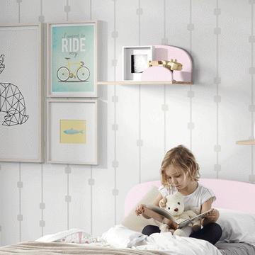 Small Wall Shelving Vipack Kiddy - Colour Options Available (5934569619609)