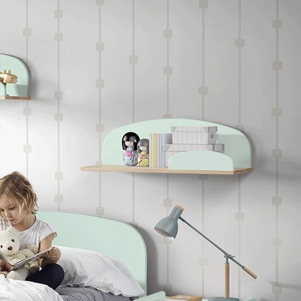 Large Wall Shelving Vipack Kiddy - Colour Options Available (5934569652377)