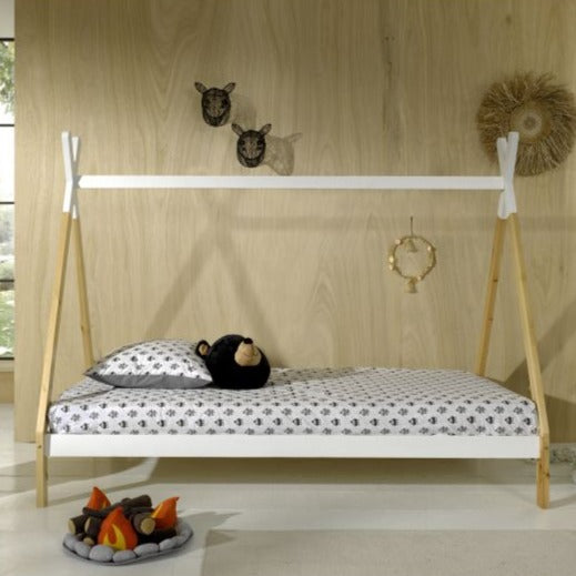 Tipi Bed 90X200cm White