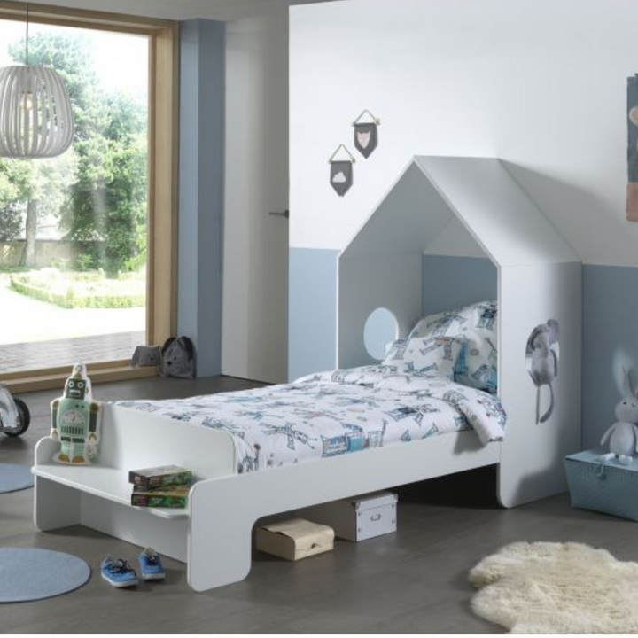 Vipack - Casami White Single Bed - Jellybean 