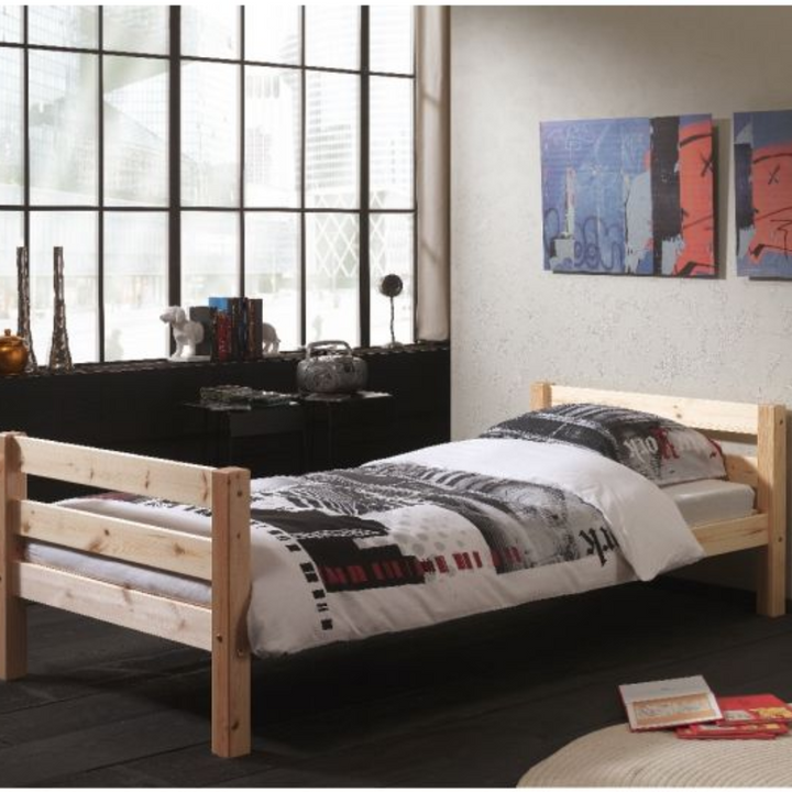 Vipack - Pino Single Bed - Colour Options Available - Jellybean 