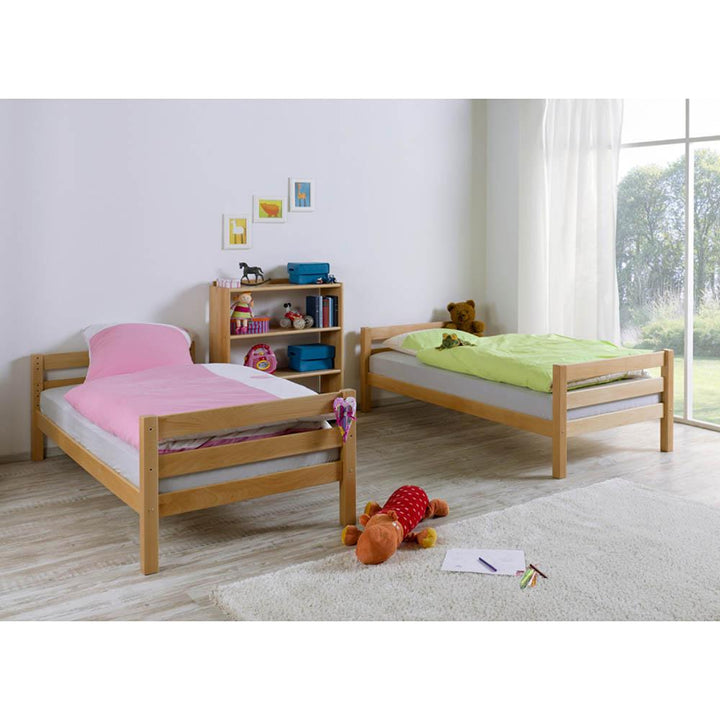 Kidz Beds Beni L Bunk Bed w/ Slide in Beech (5894323667097)