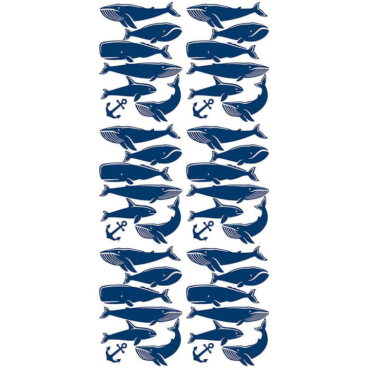 Pom - Wall Stickers - Blue Whales (5897291202713)