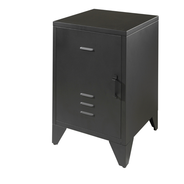 Bronxx Metal Bedside Table Black - Jellybean 