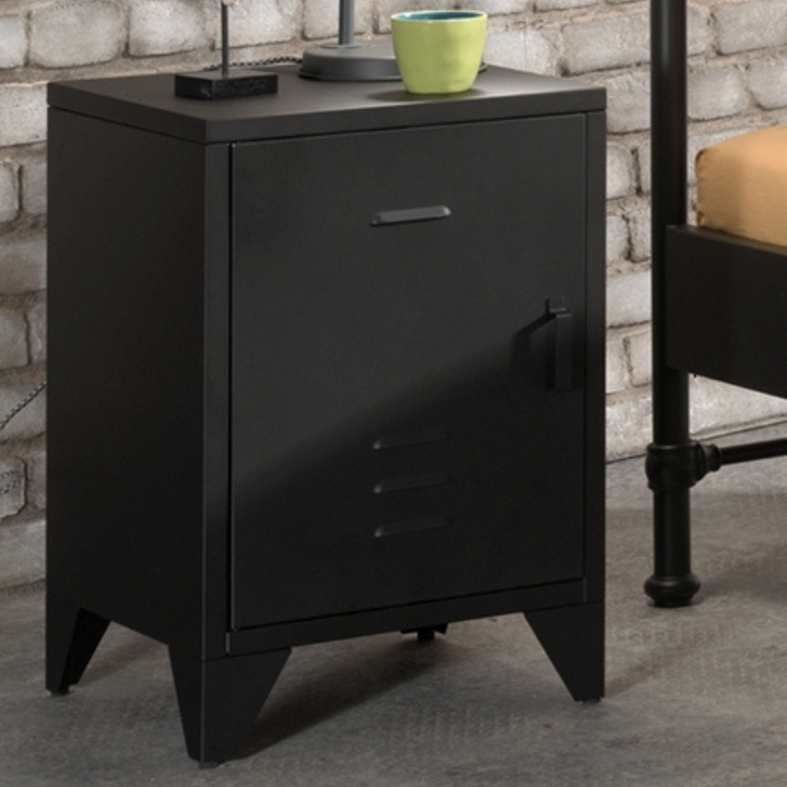 Bronxx Metal Bedside Table Black - Jellybean 